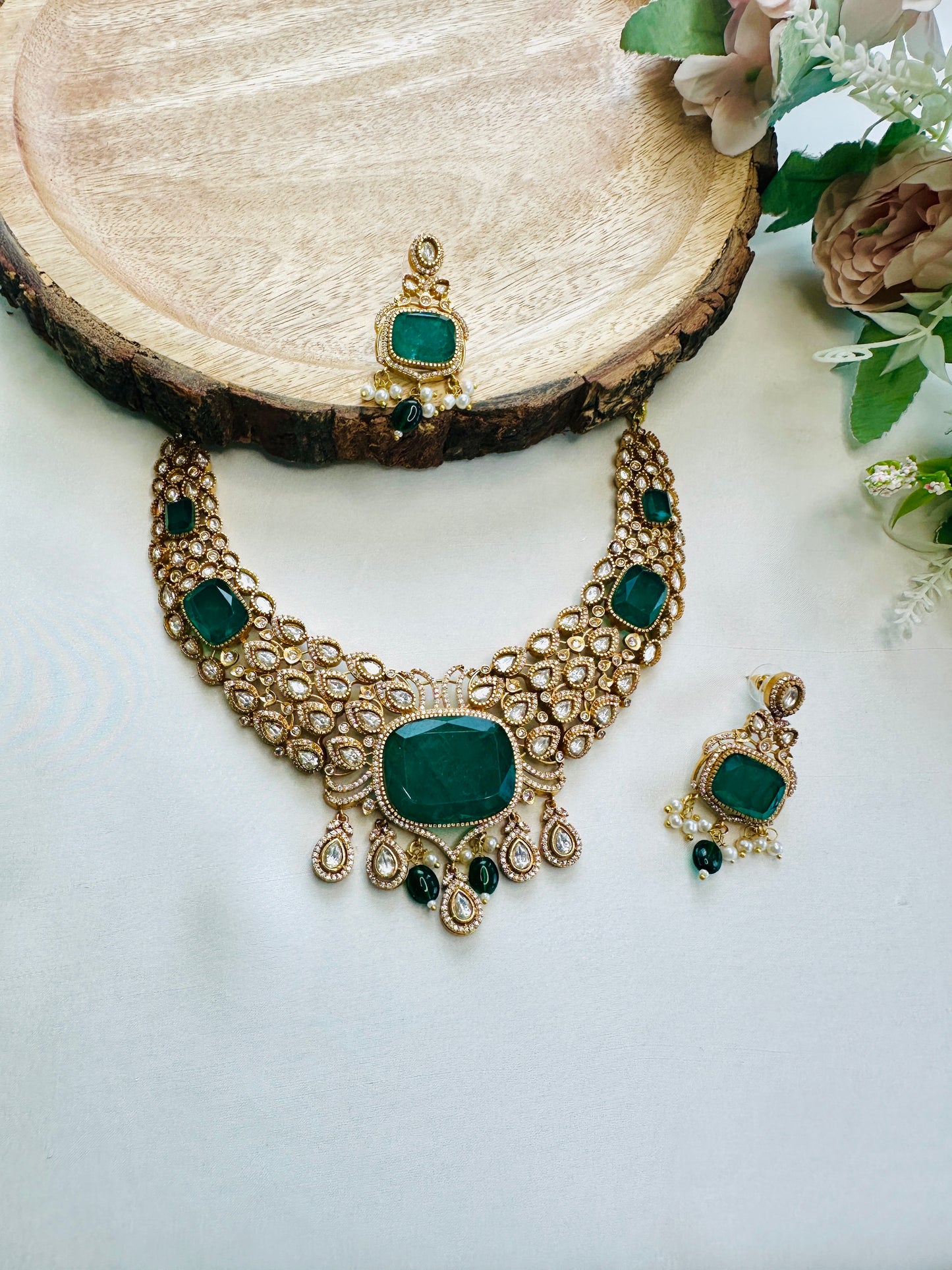 Doublet Kundan Premium Necklace Set
