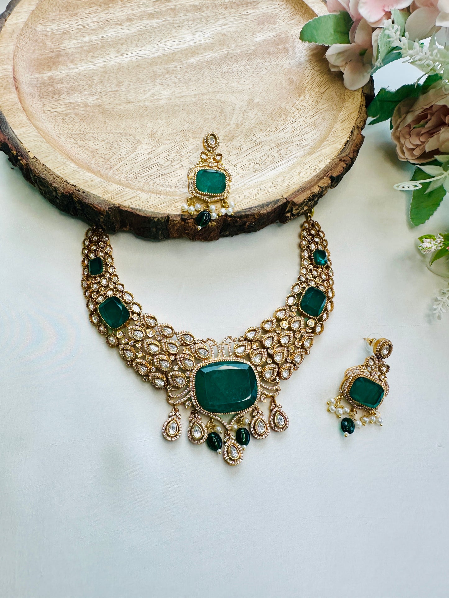 Doublet Kundan Premium Necklace Set