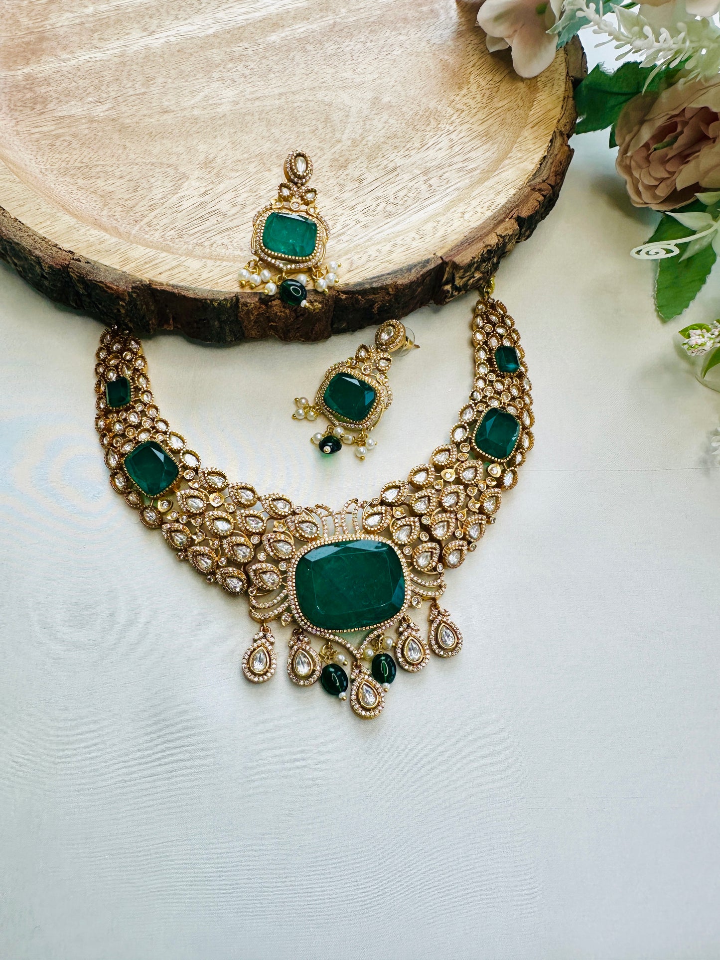 Doublet Kundan Premium Necklace Set