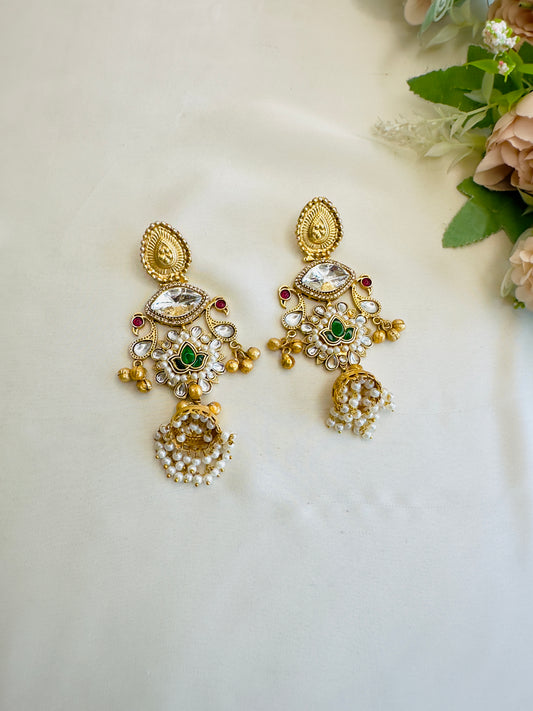 Golden Replica Fusion Jhumka