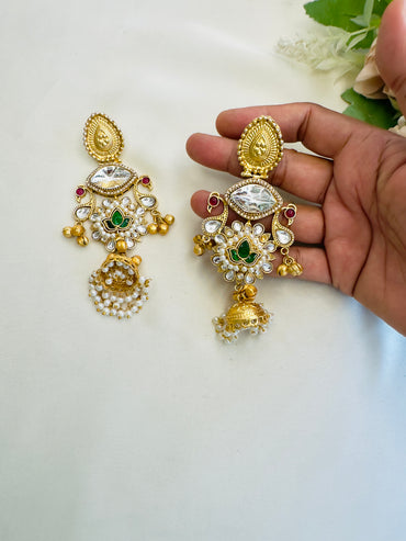 Golden Replica Fusion Jhumka