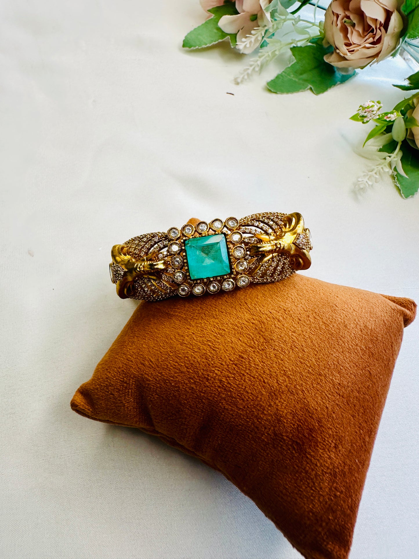 Elephant Motif Doublet Stone Bracelet