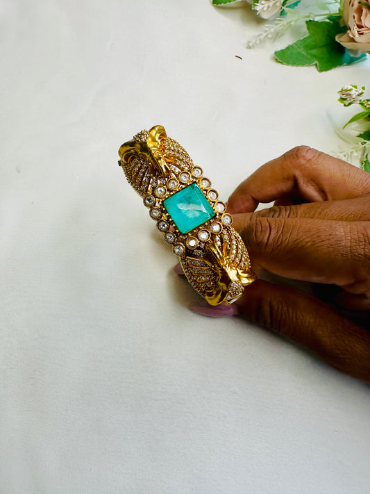 Elephant Motif Doublet Stone Bracelet