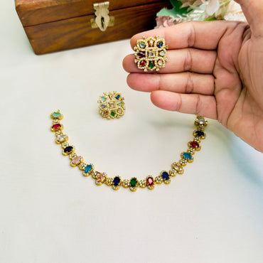 Multicolor Necklace Set