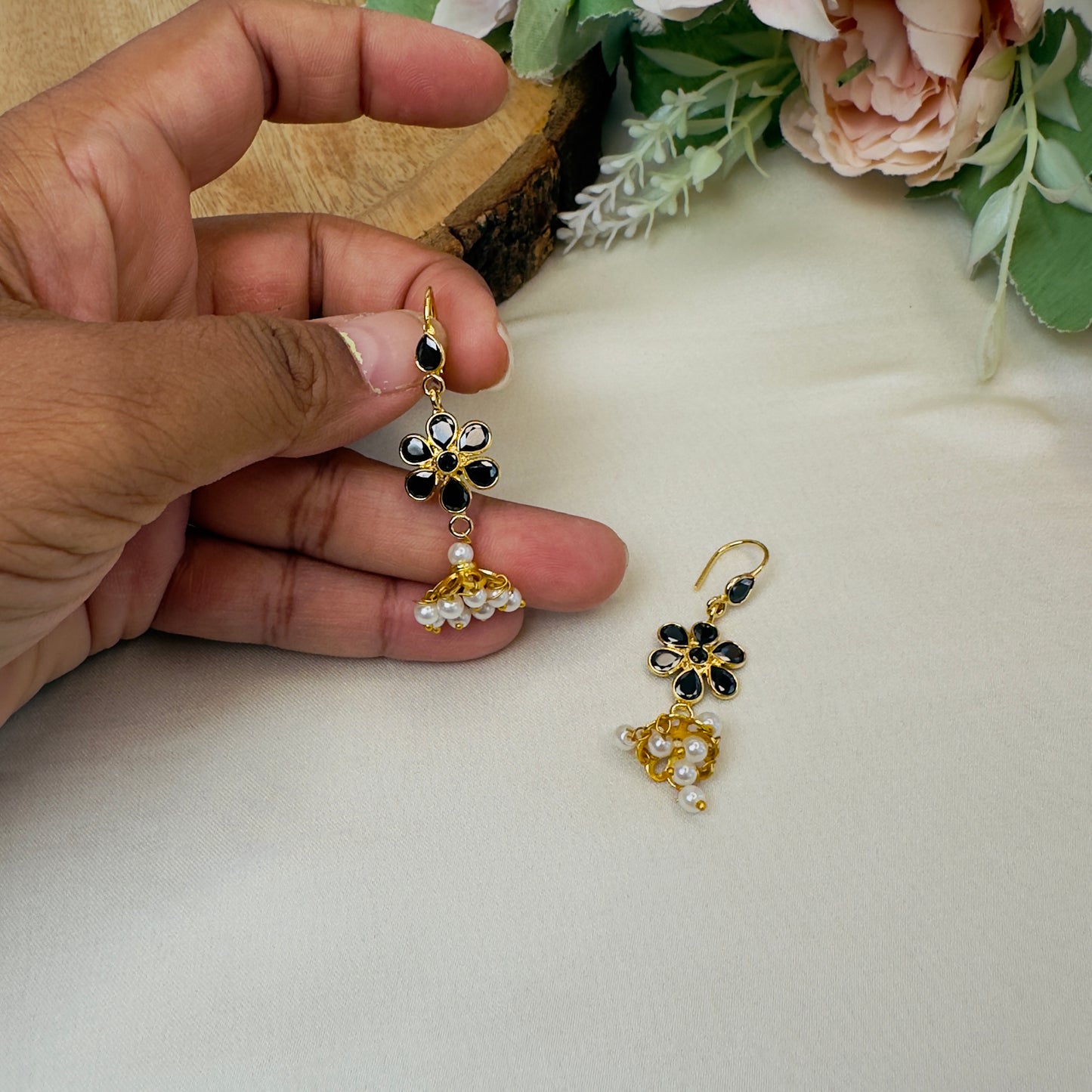 Lightweight Polki Jhumki