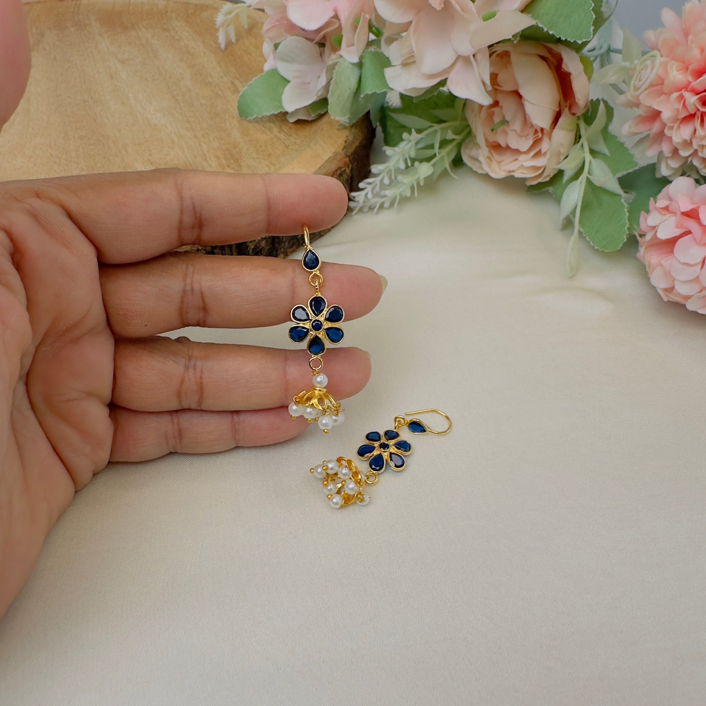 Lightweight Polki Jhumki