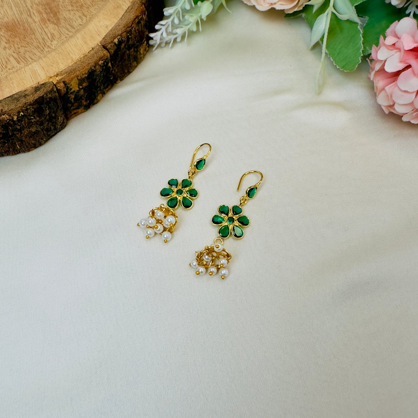 Lightweight Polki Jhumki