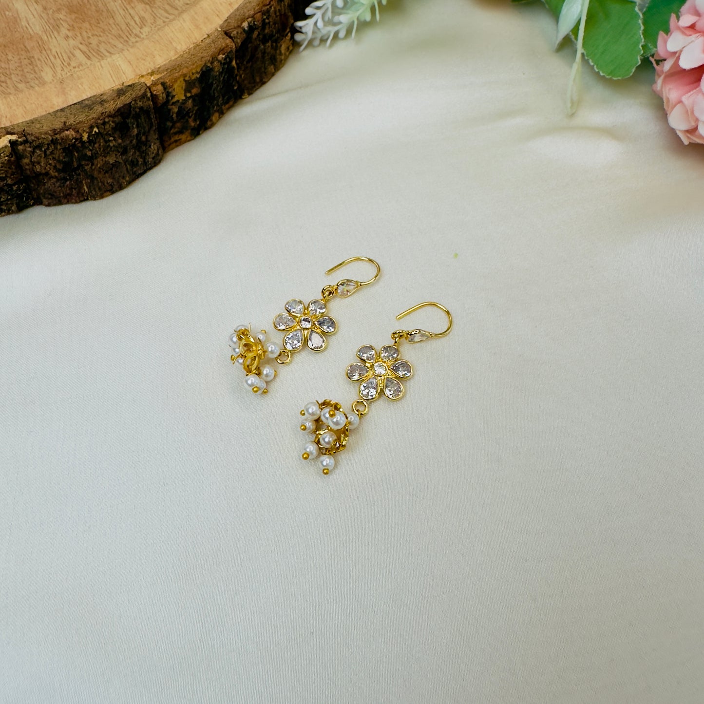 Lightweight Polki Jhumki