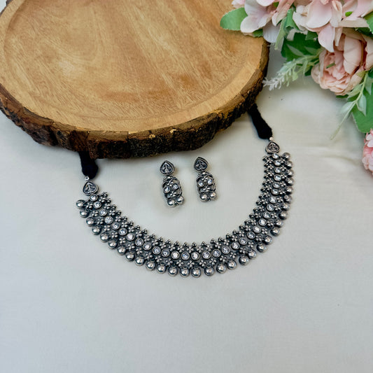 Silver Replica Necklace Set