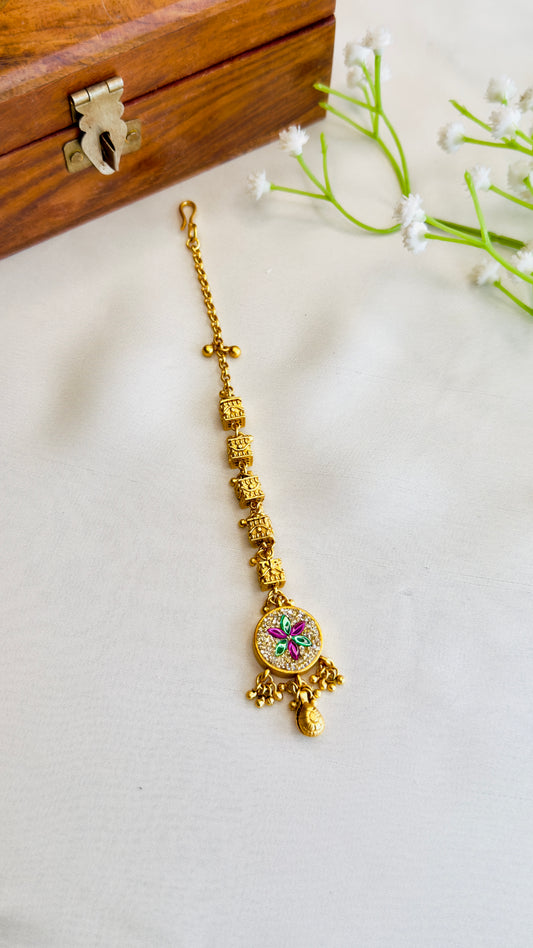 Rajwadi Mang tika Design 1