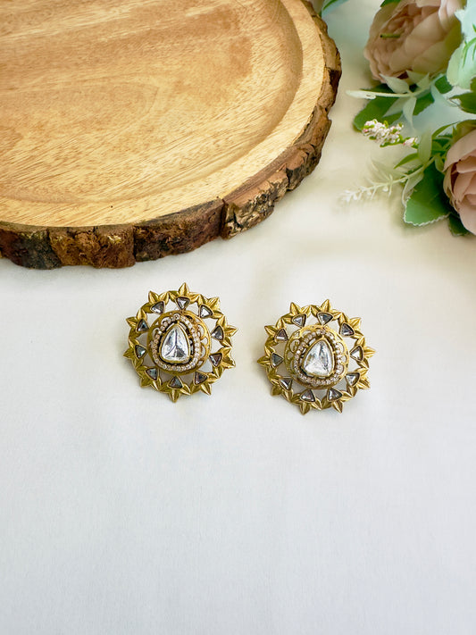 Oversized Moissanite Studs