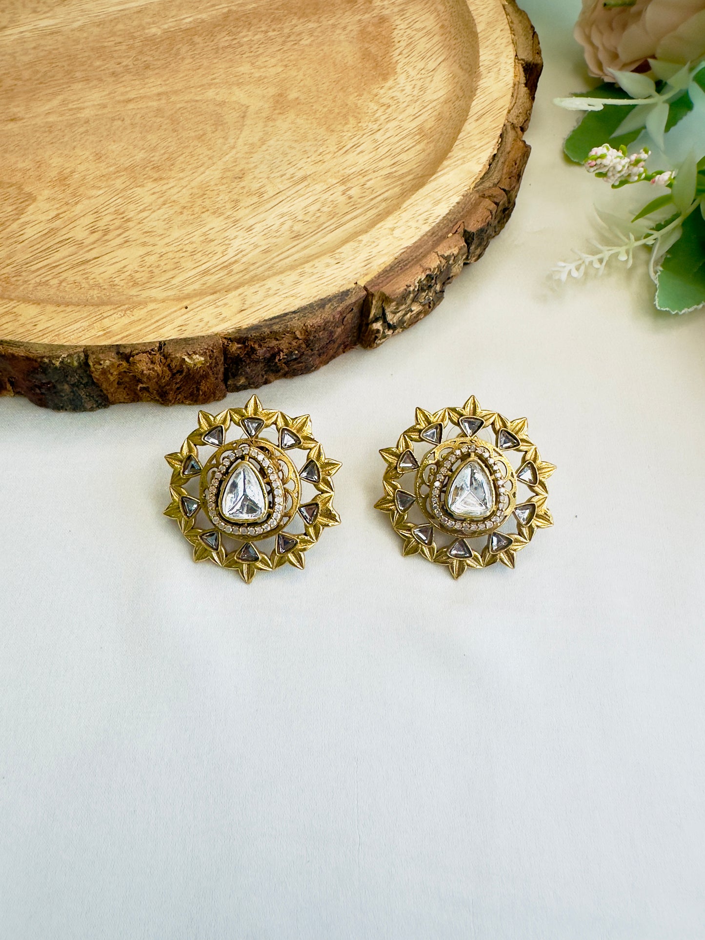 Oversized Moissanite Studs