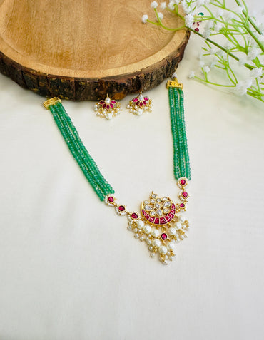 Jadau Pendant Necklace/Choker Set
