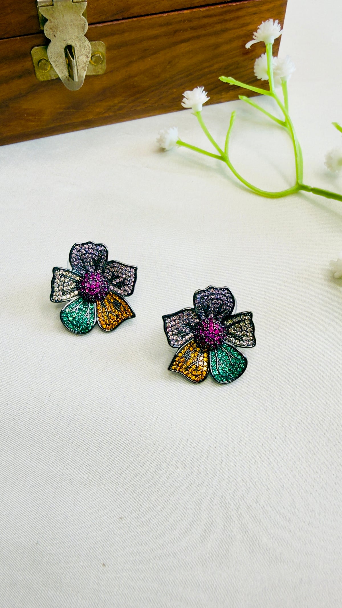Multicolor Stud Earrings