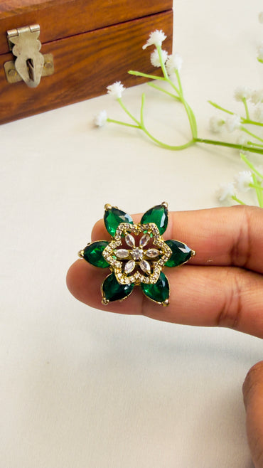 CZ Green Ring
