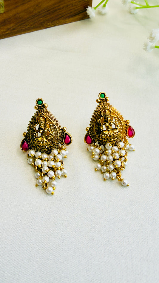 Temple Stud Earrings