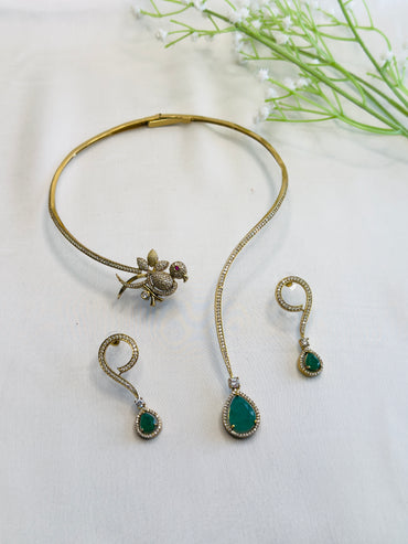Bird motif Hasli set