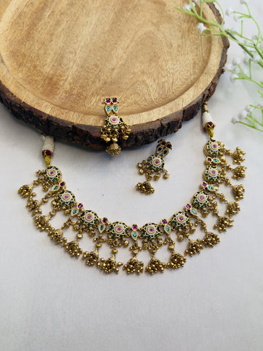 Jhmuki Necklace Set