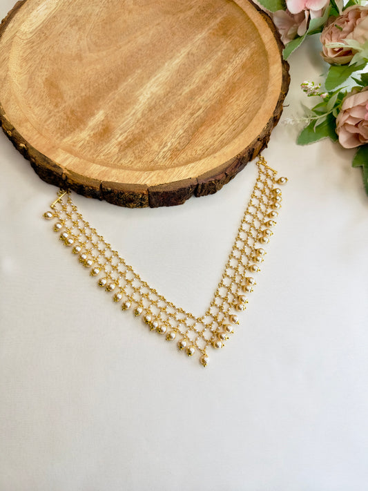Swarovski Pearl Jali Necklace