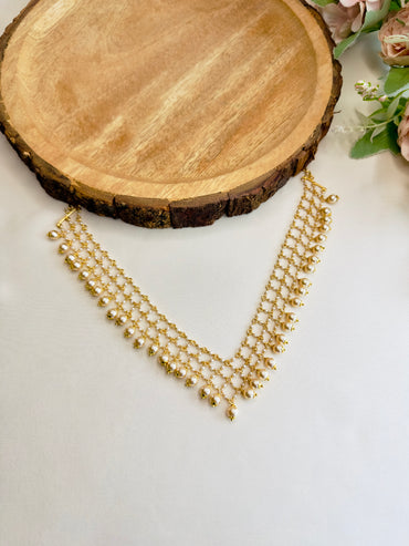 Swarovski Pearl Jali Necklace
