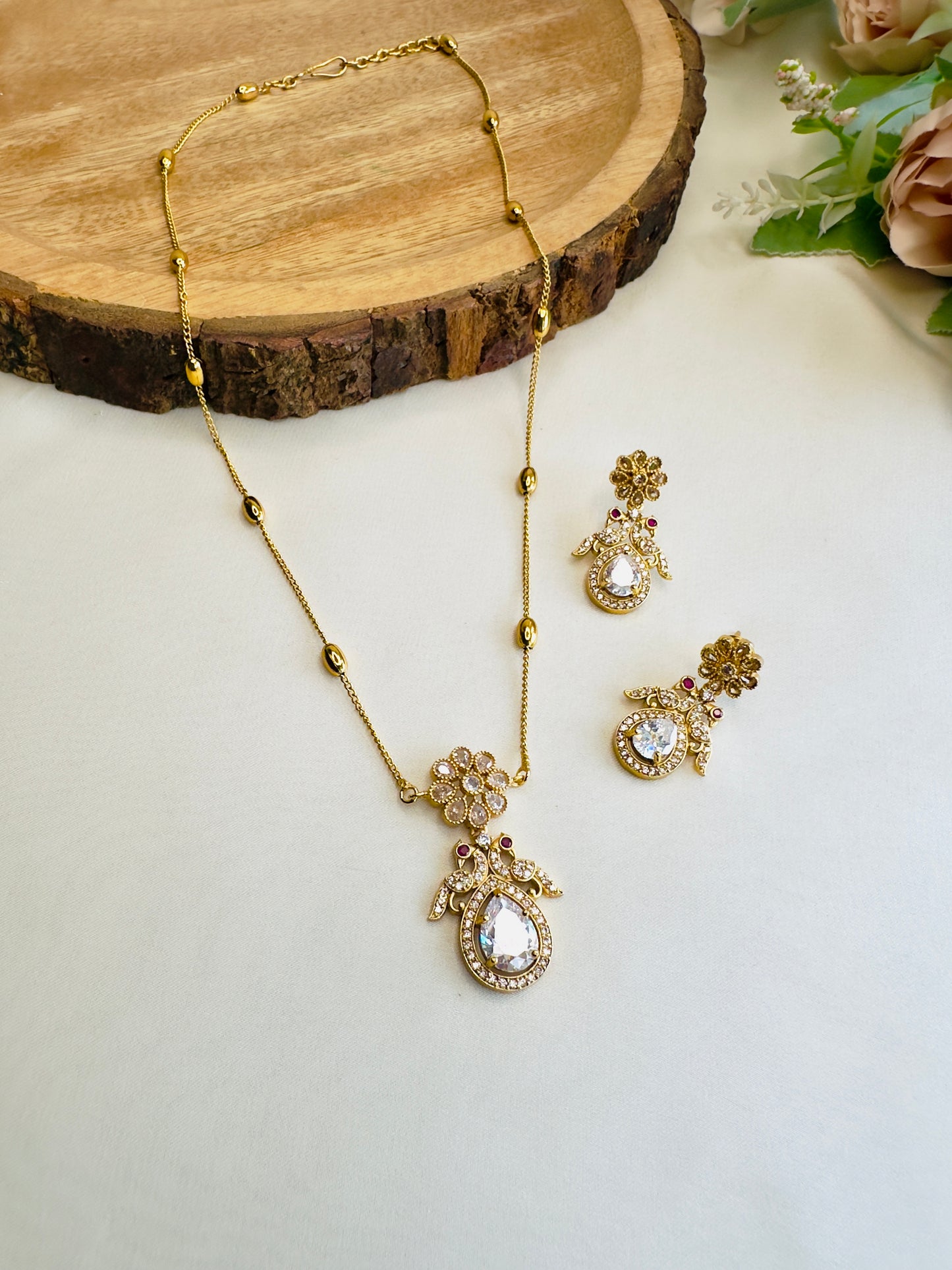 Bird Morif AD pendant Set