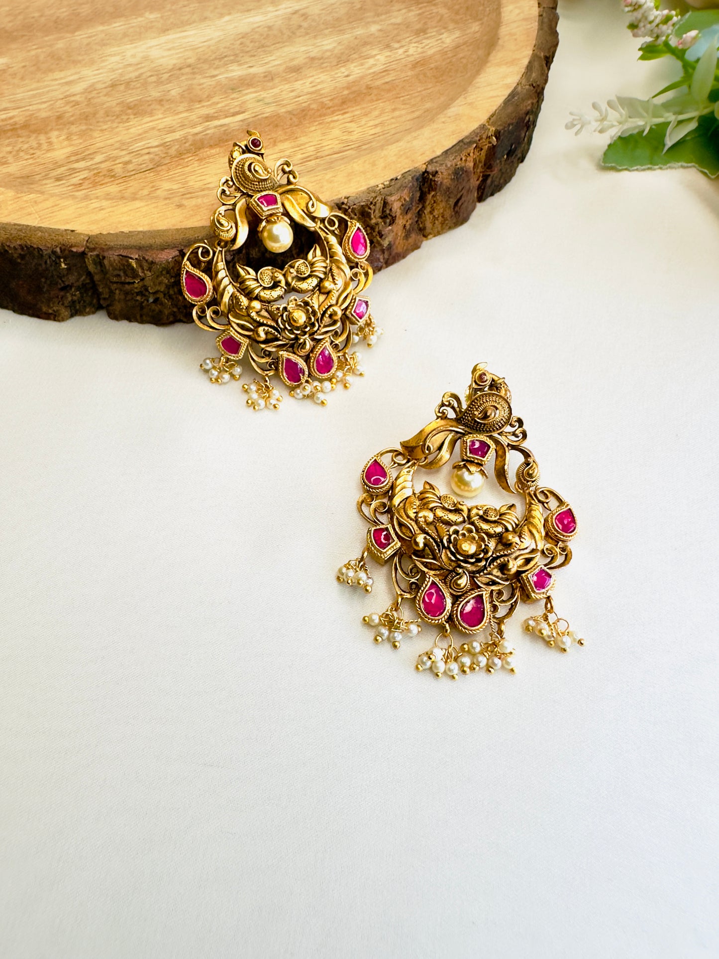Nakshi Work Earrings