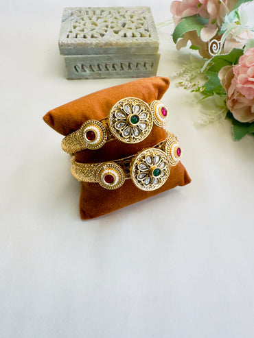 Three Jhumki Bangles Set