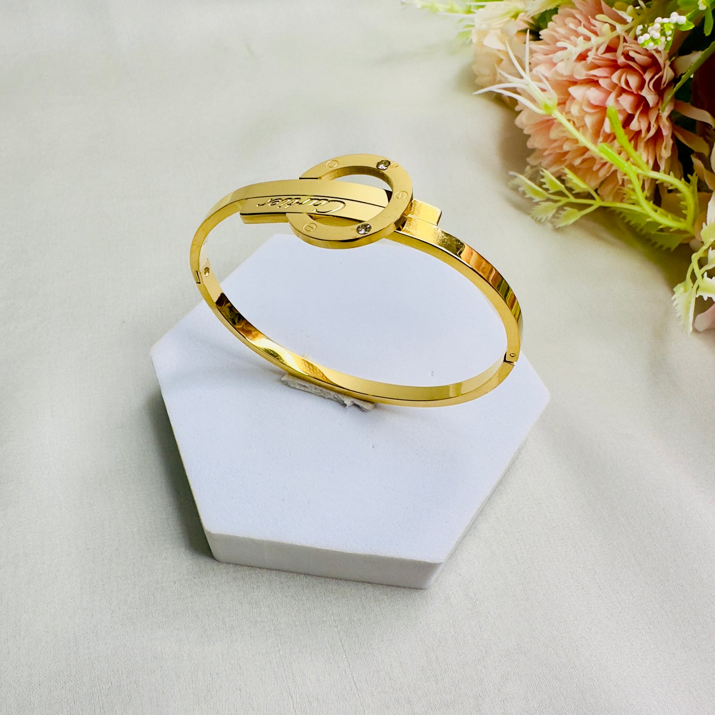 Tarnish Free Brand Inspired Bracelet