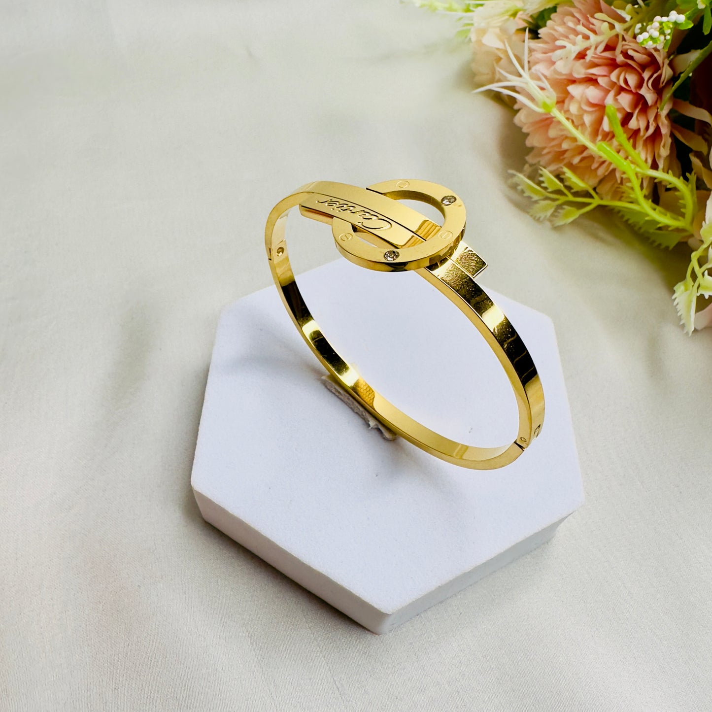 Tarnish Free Brand Inspired Bracelet