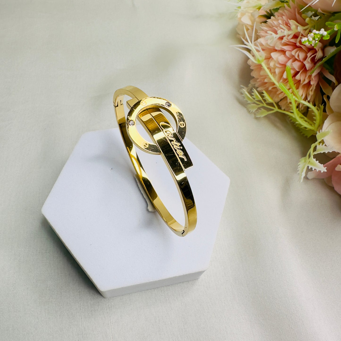 Tarnish Free Brand Inspired Bracelet