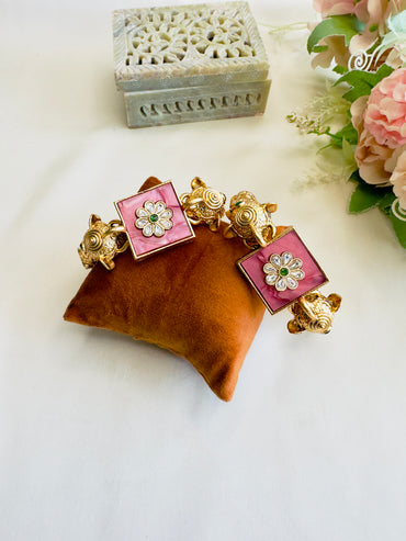 Elephant Motif Openable Bangles