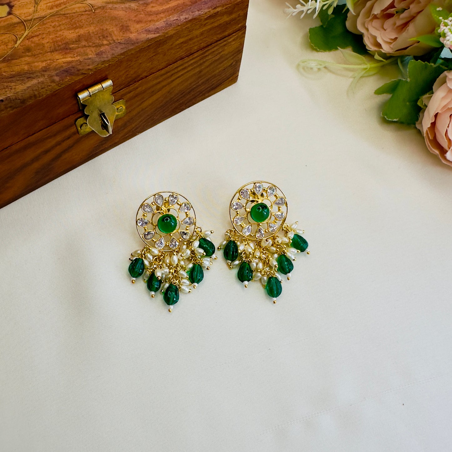 Polki Earrings