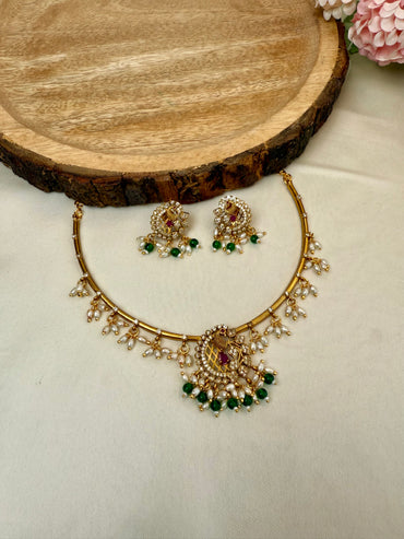 Peacock Design AD Pearl Hasli Set