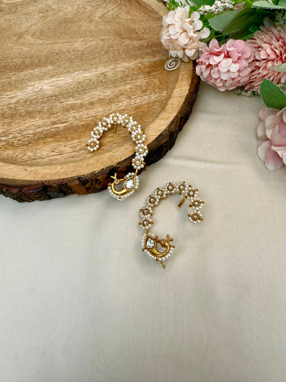 Peacock Pearl Earcuff
