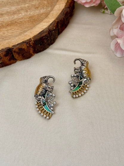 Elephant Dual tone Studs