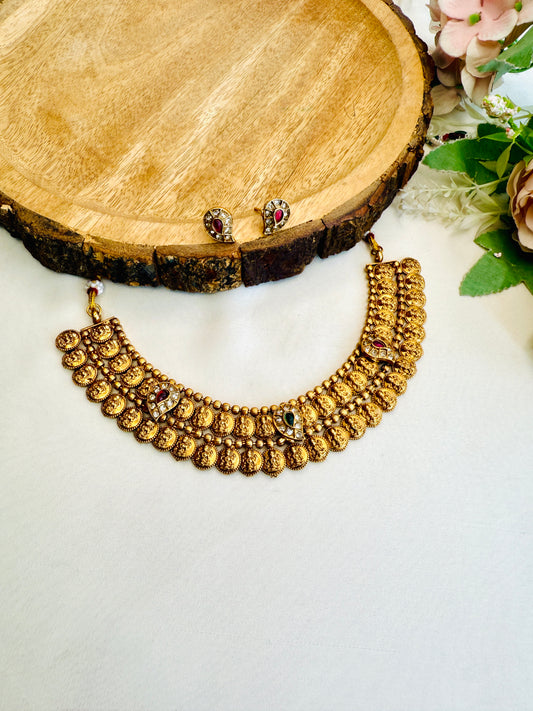 Temple Necklace Set