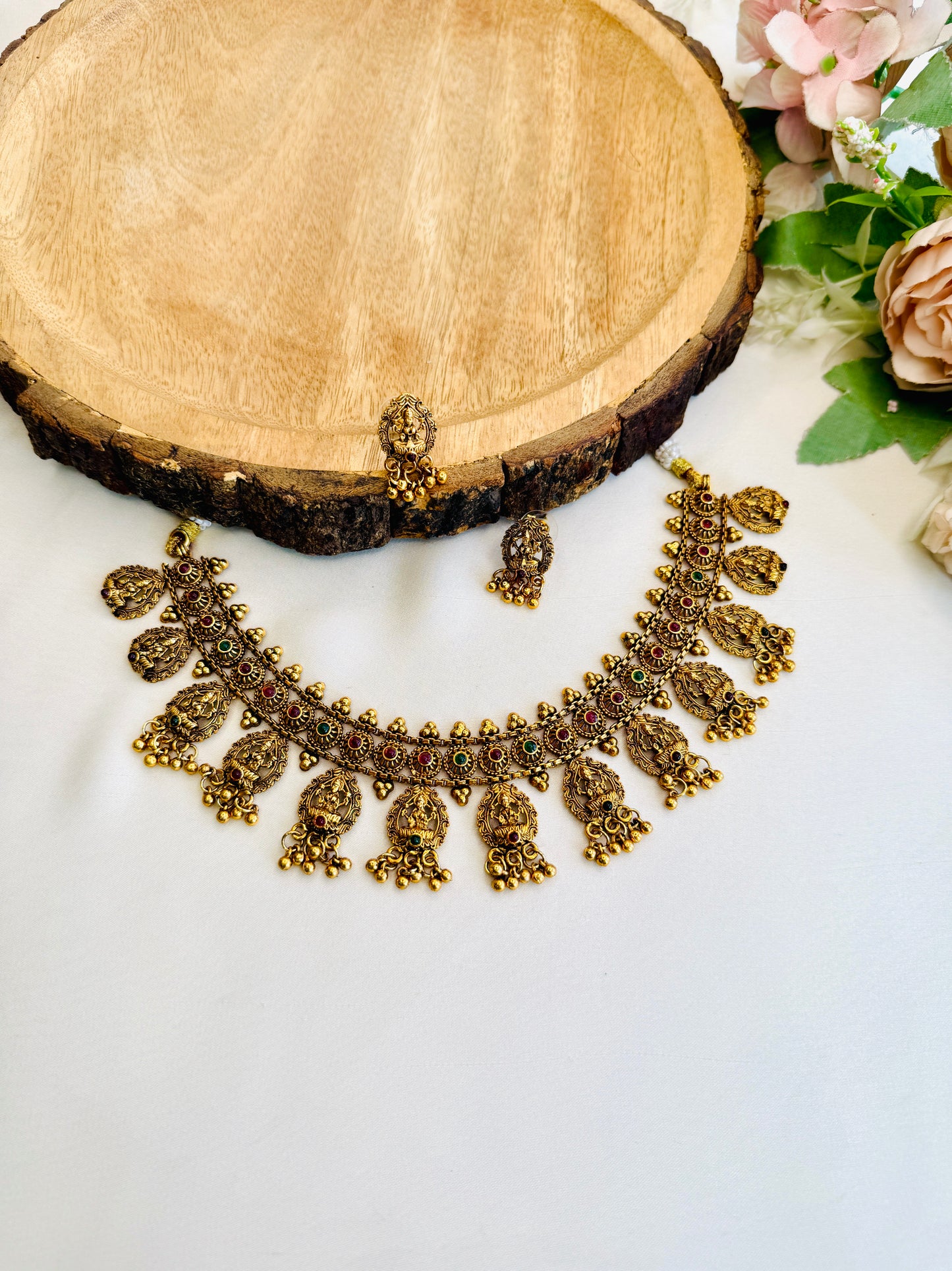Temple Necklace Set