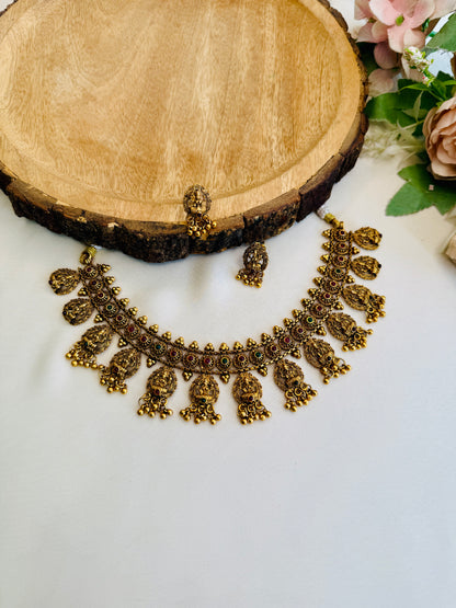 Temple Necklace Set