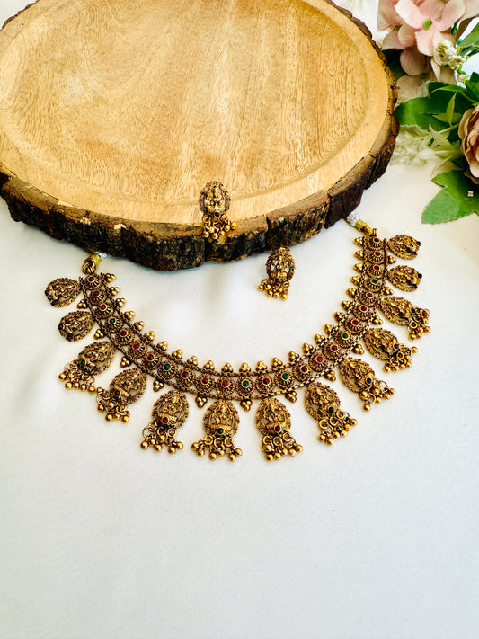 Temple Necklace Set