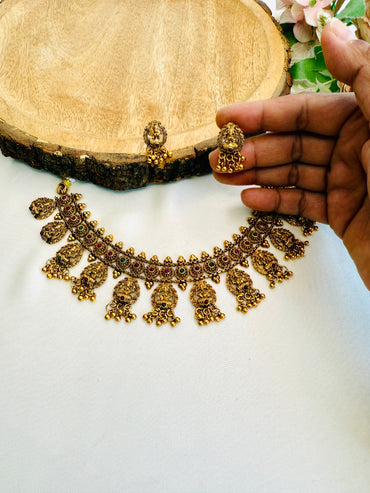 Temple Necklace Set