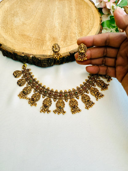 Temple Necklace Set