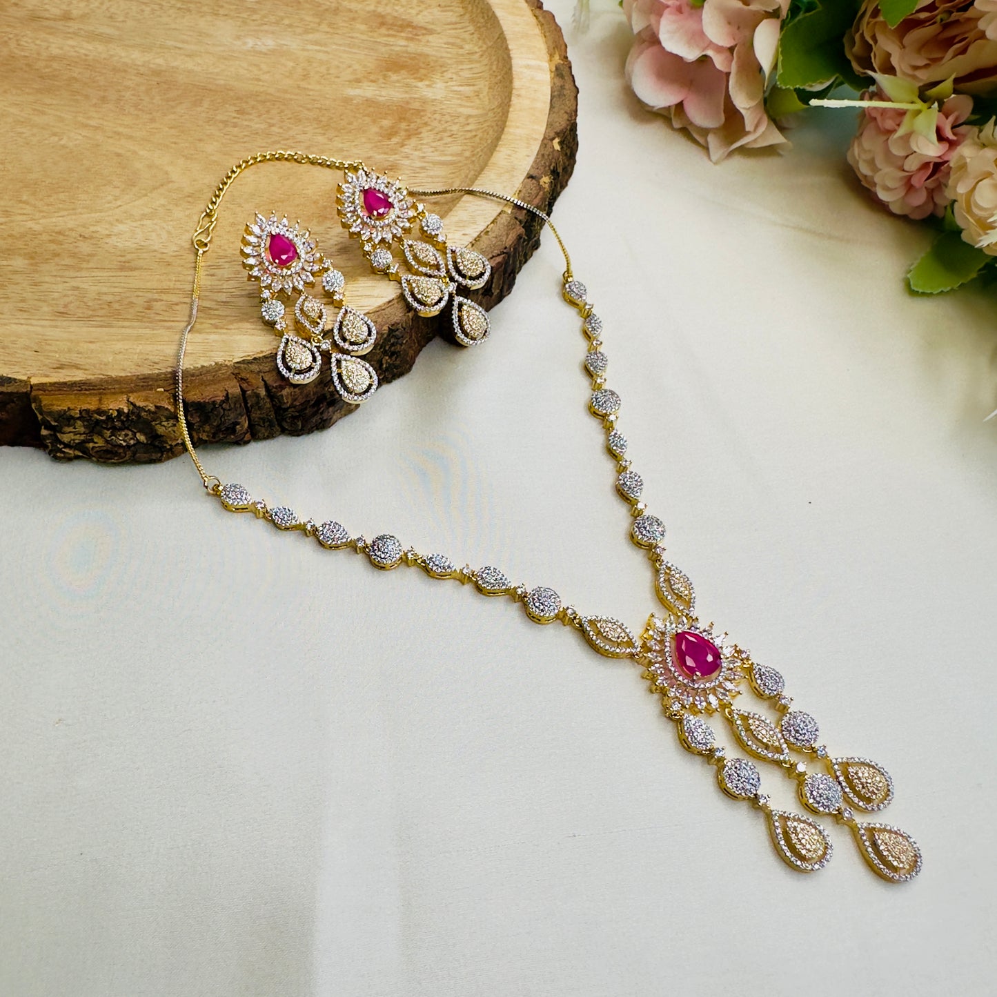 Ganga Jamuna Delicate Necklace