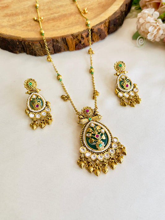 Rajwadi Pendant Set