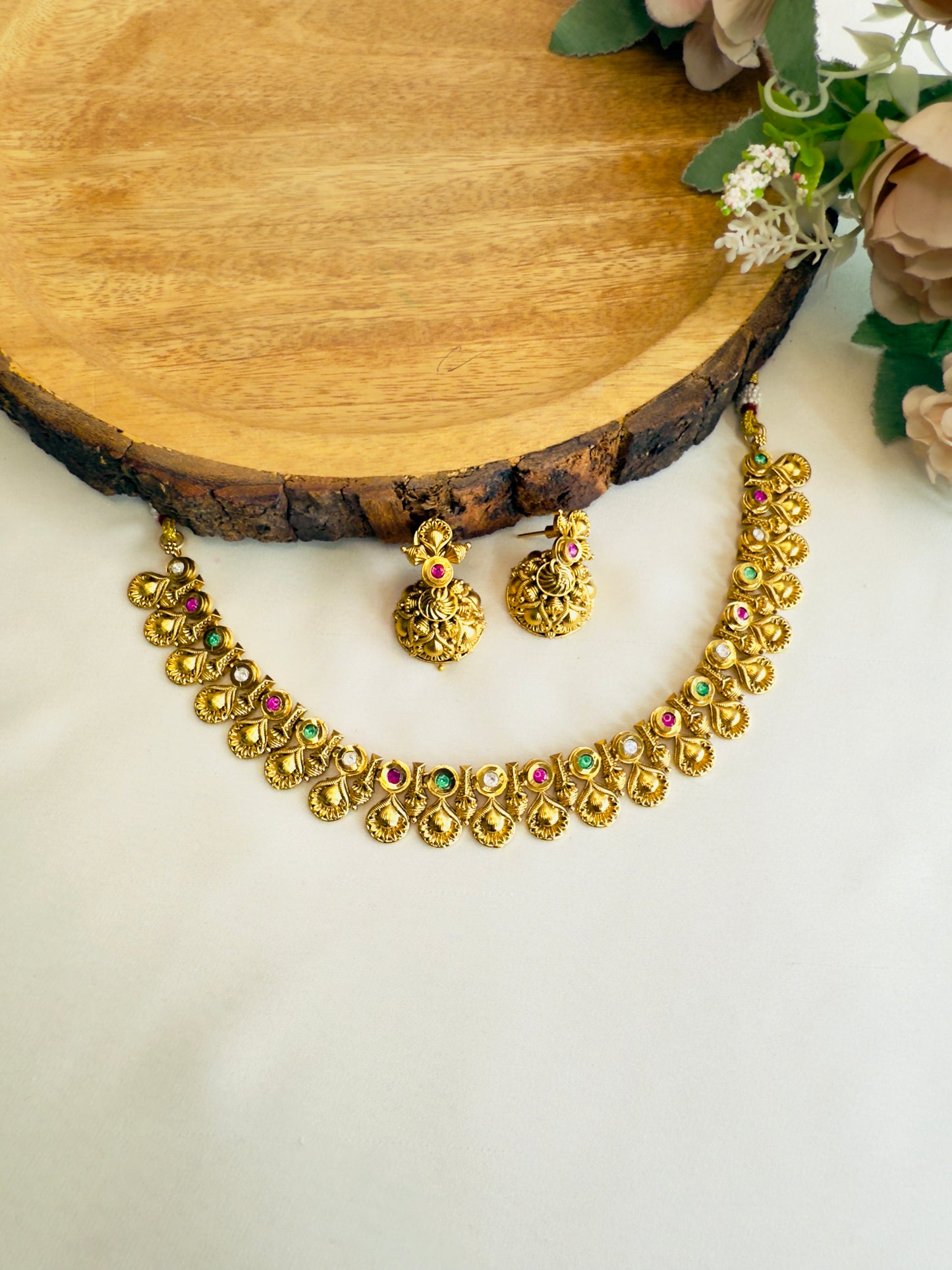 Sorowski Rajwadi Sleek Necklace Set