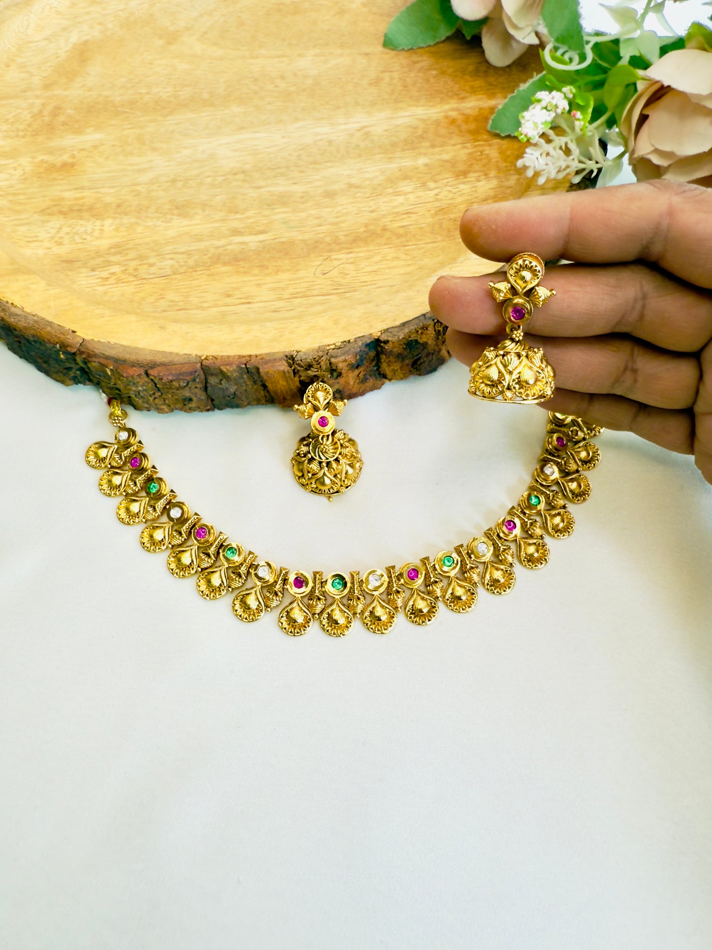 Sorowski Rajwadi Sleek Necklace Set