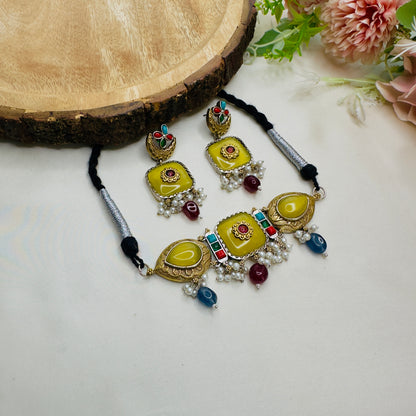 Monalisa Stone Choker Set