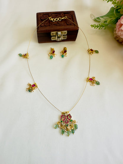 Invisible Jadau Necklace