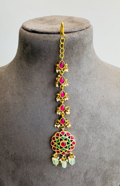 Multicolor Jadau Mangtika