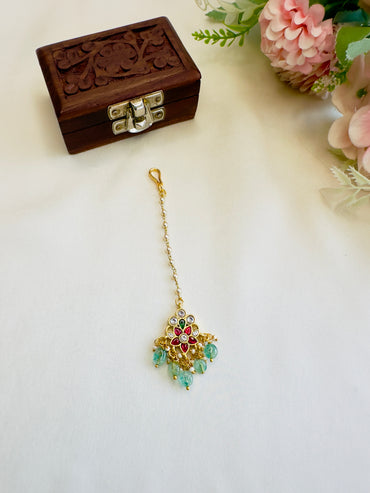 Flower Design Jadau Mangtika