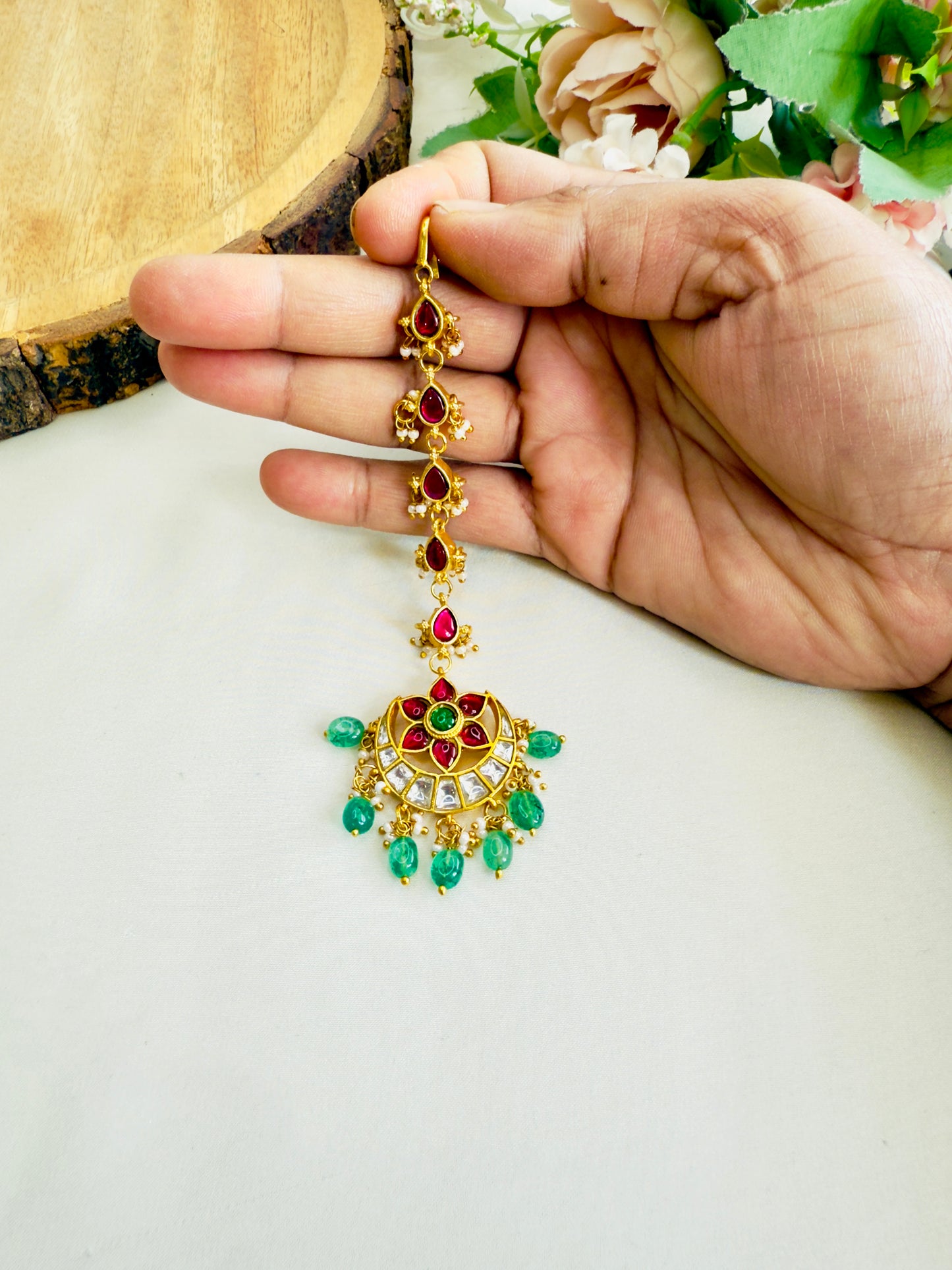 Chandbali Jadau Tikka